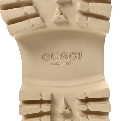 Gucci Rubber Monogram GG Go Through Platform Slide Clogs 37 Mystic White 7 of 10