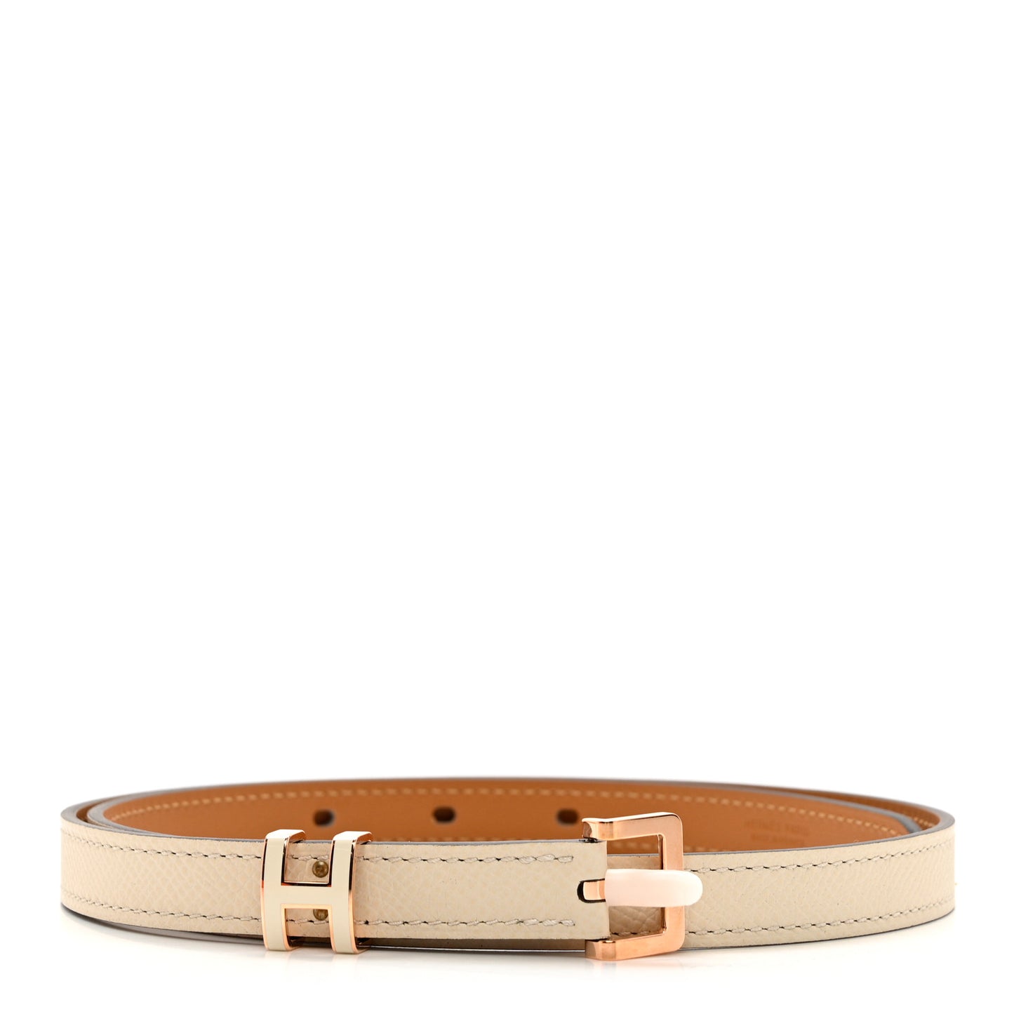 Epsom 15mm Pop H Belt 70 Craie