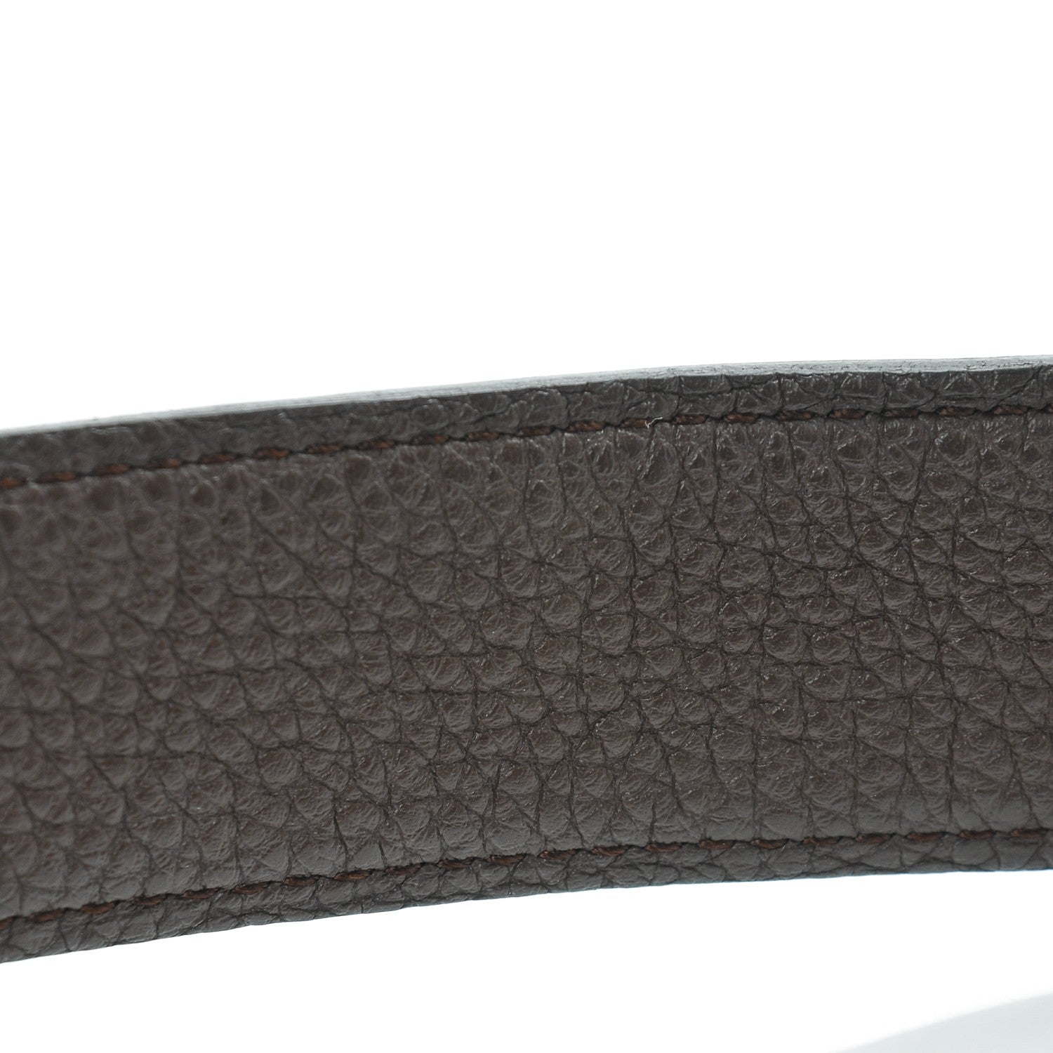 Hermes Box Togo 32mm Idem H Belt 100 Black Chocolate 8 of 8