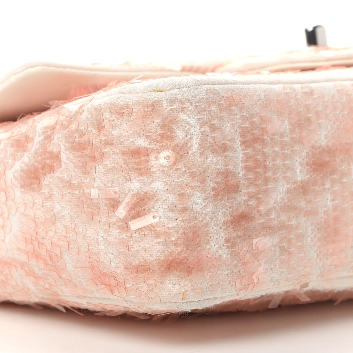 Sequin Paillette Small Flap Light Pink