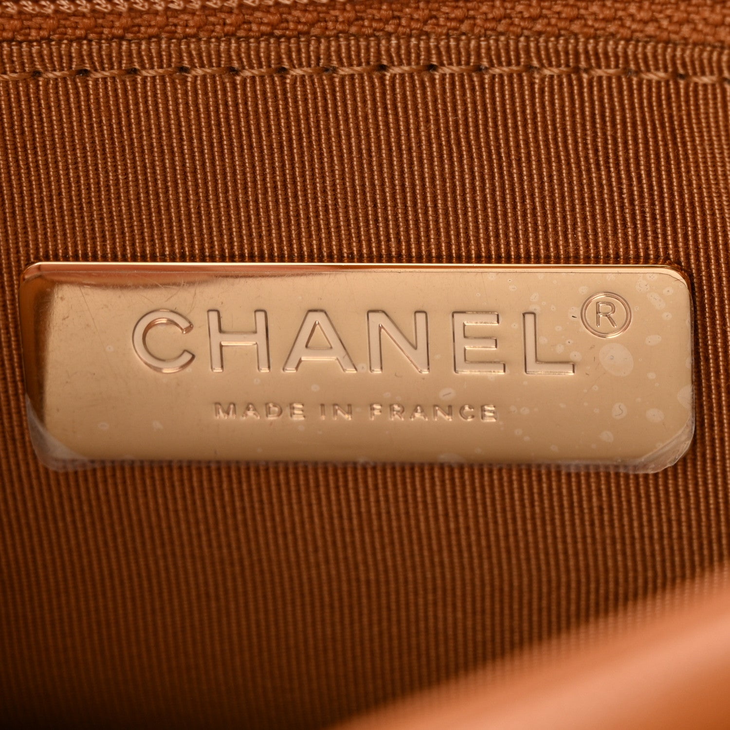Chanel Lambskin Quilted Medium Chanel 19 Flap Light Brown 6 of 11