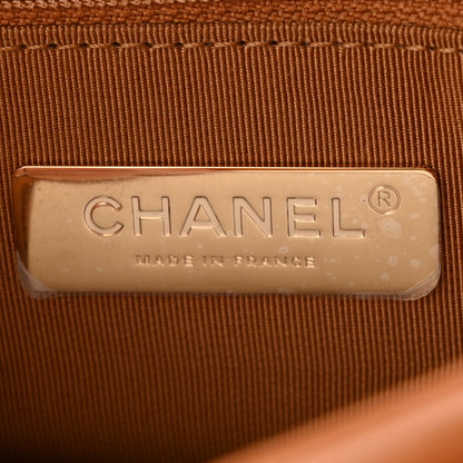 Chanel Lambskin Quilted Medium Chanel 19 Flap Light Brown 6 of 11