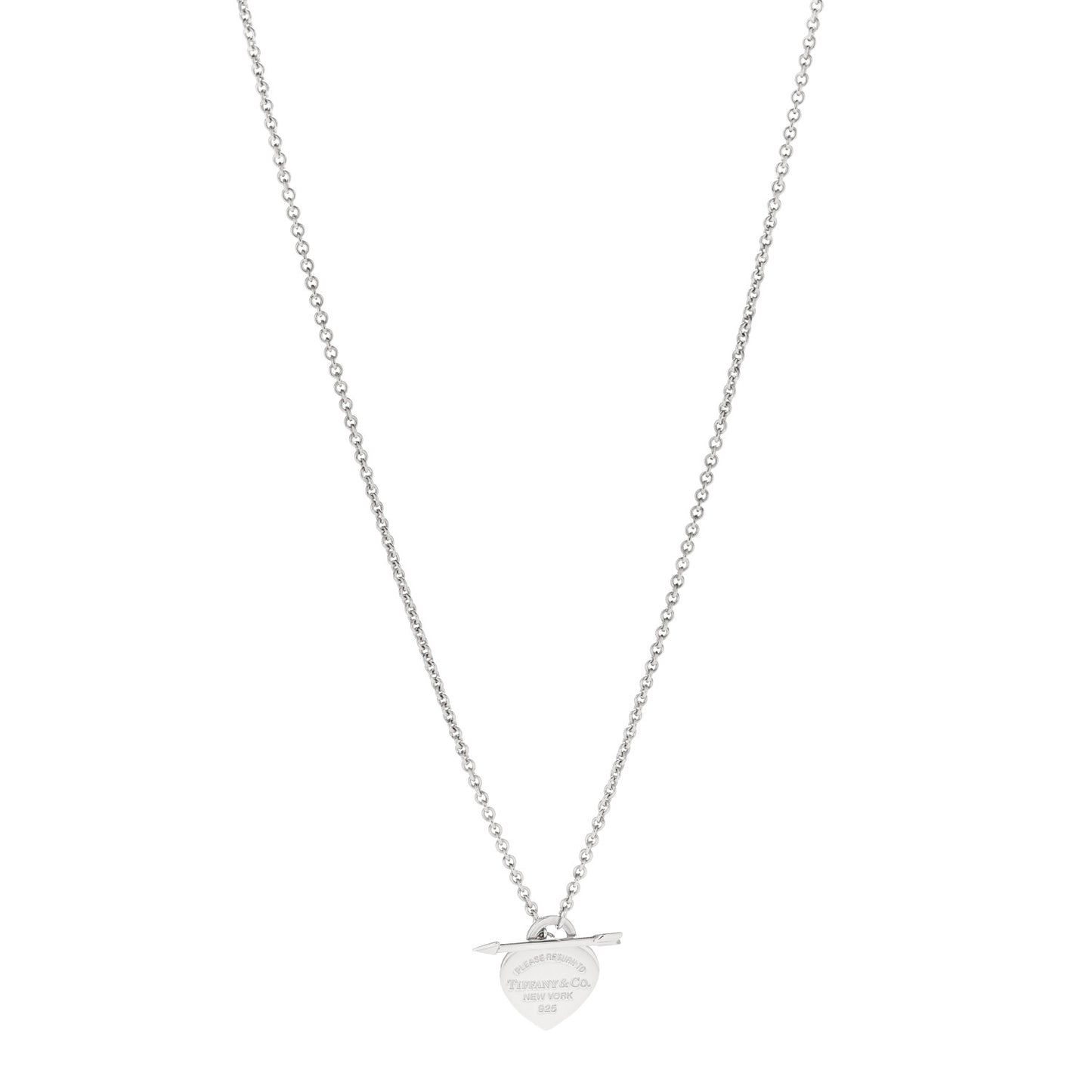 Sterling Silver Small Return to Tiffany Lovestruck Pendant Necklace