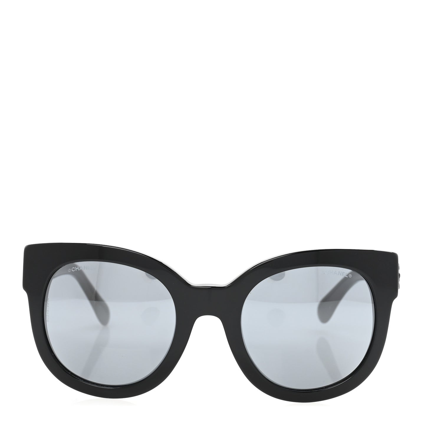 Acetate Butterfly Signature CC Sunglasses 5358-A Black