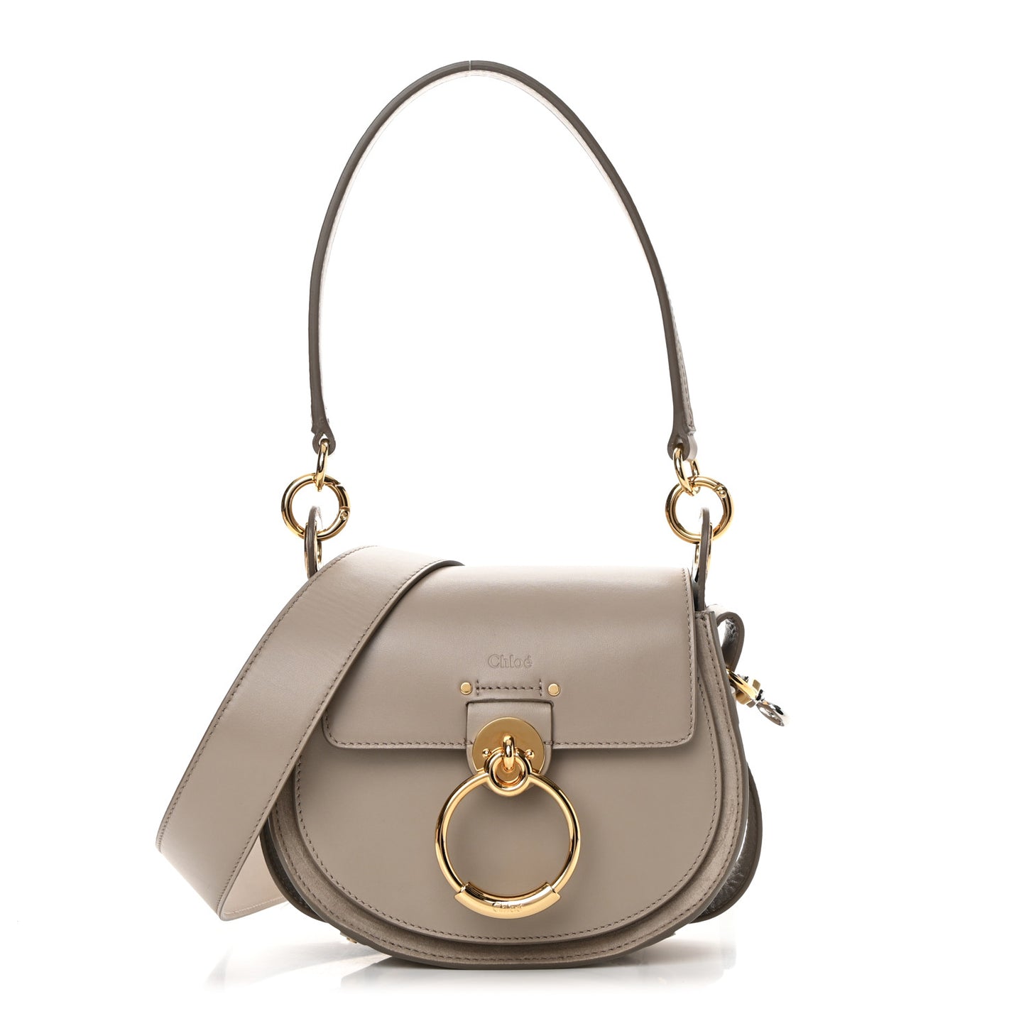 Calfskin Small Tess Bag Motty Grey