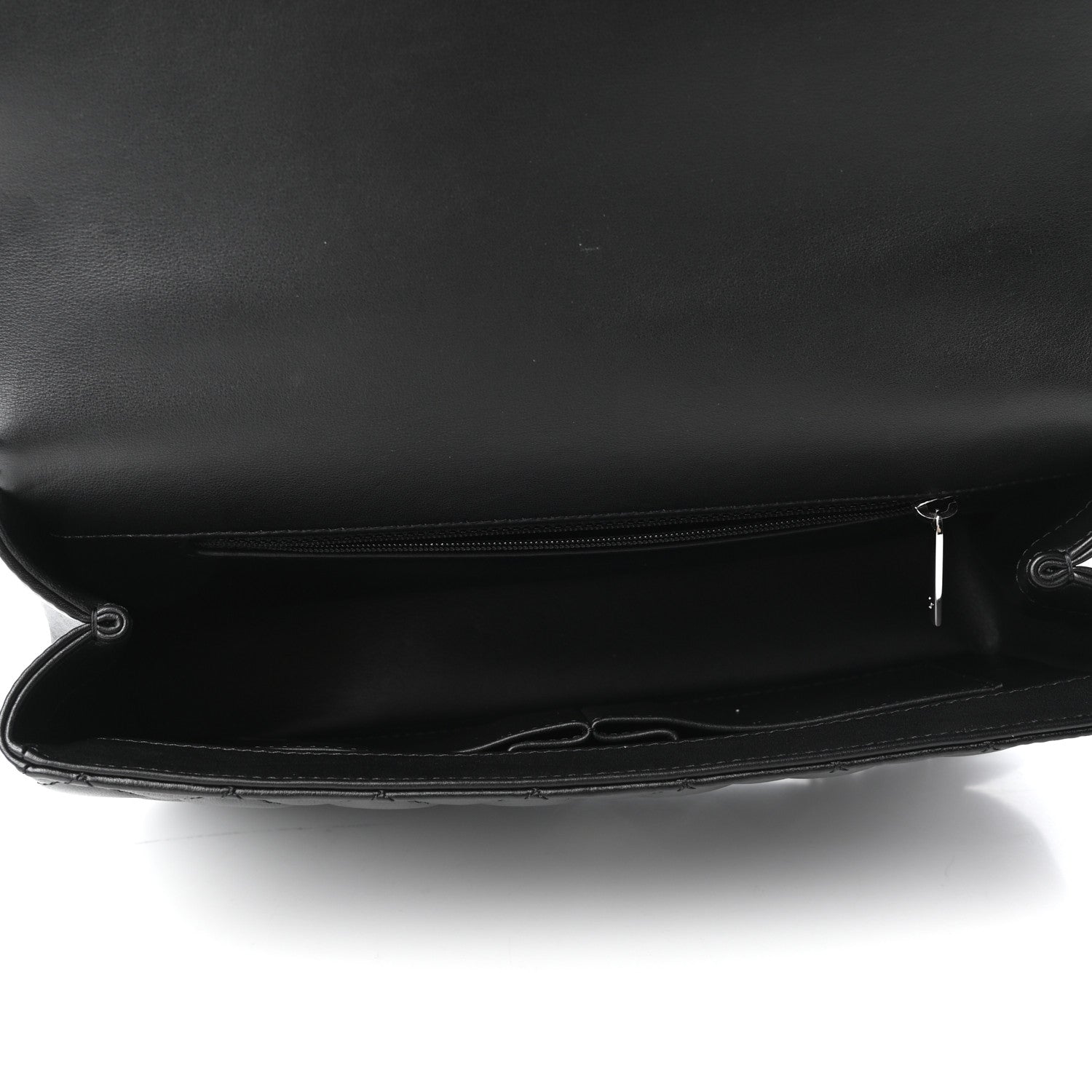 Chanel Calfskin Quilted Medium CC Filigree Flap Black 5 of 9