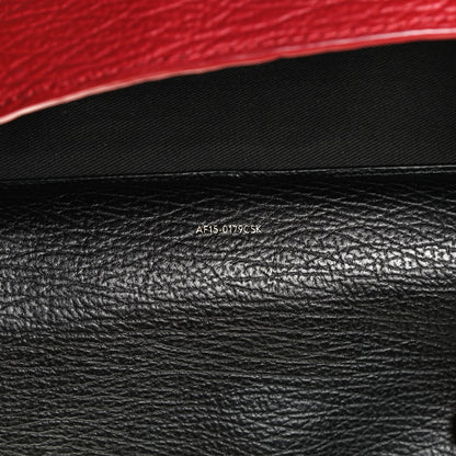 3.1 Phillip Lim Textured Calfskin Medium Pashli Satchel Crimson Black 8 of 11