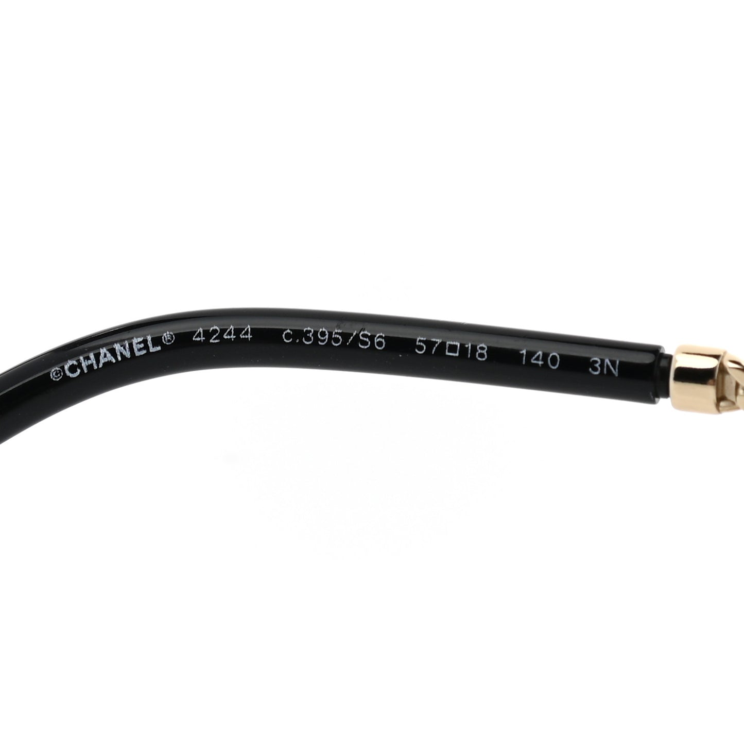 Chain Square Sunglasses 4244 Black