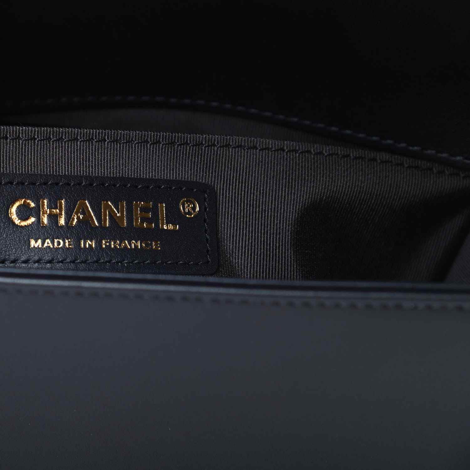 Chanel Calfskin Quilted Small Boy Flap Dark Grey 6 of 9
