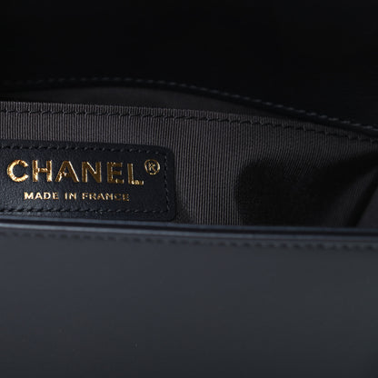 Chanel Calfskin Quilted Small Boy Flap Dark Grey 6 of 9