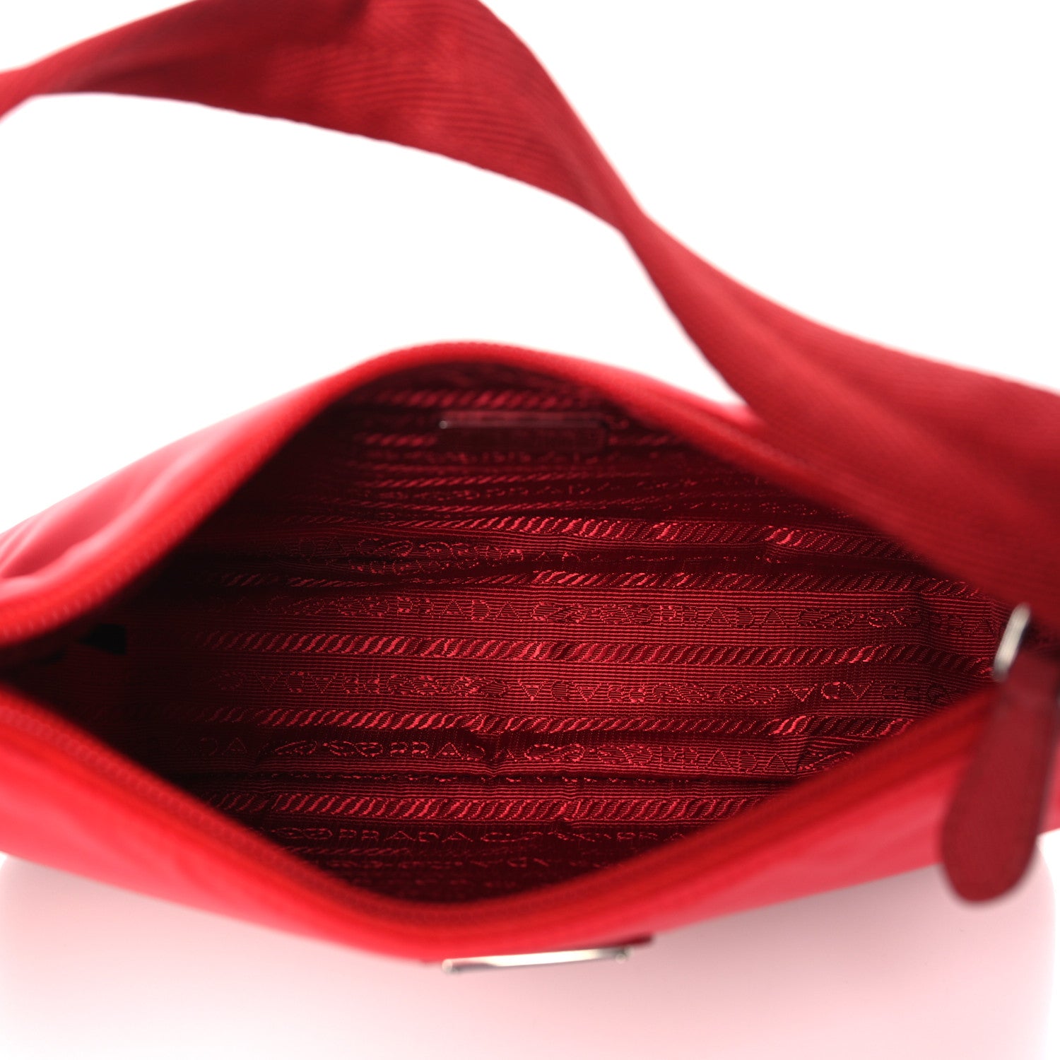 Prada Tessuto Nylon Mini Re-Edition 2000 Bag Rosso 5 of 10
