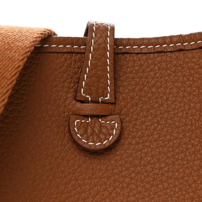 Hermes Taurillon Clemence Evelyne TPM Gold 8 of 13