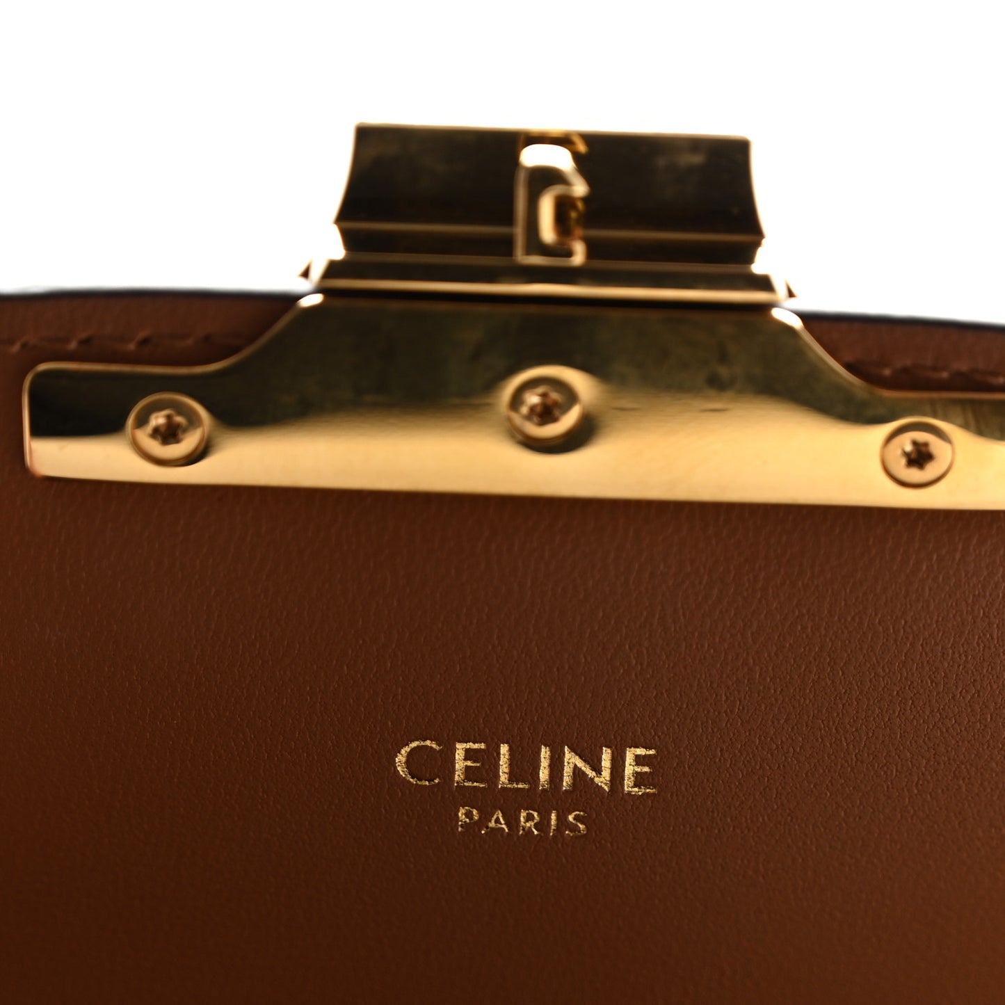 Textile Natural Calfskin Teen Triomphe White Tan