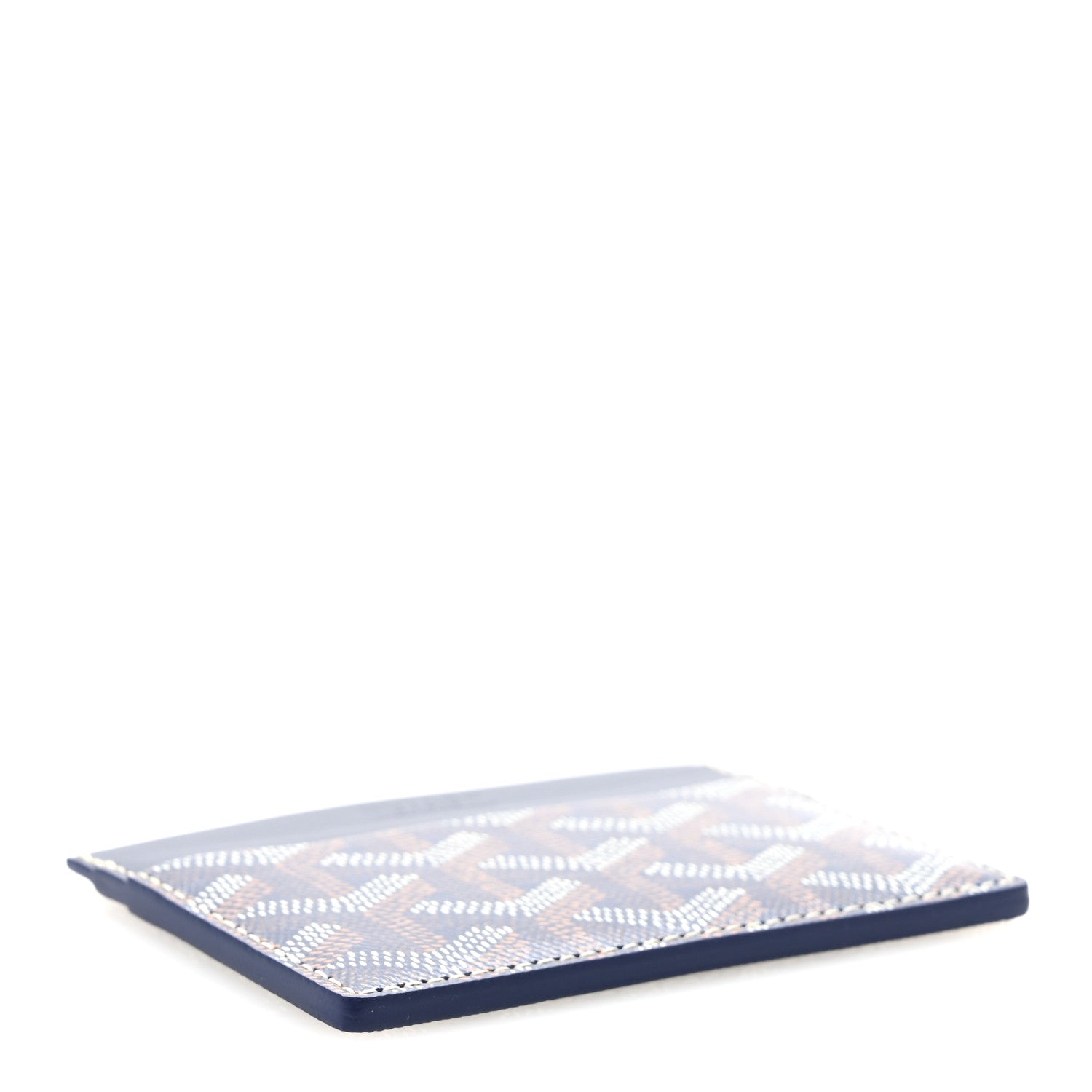 Goyard Goyardine Saint Sulpice Card Holder Navy 4 of 8