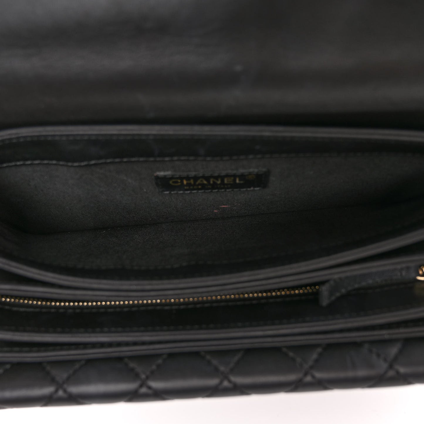 Lambskin Quilted Small Citizen Chic Flap Black
