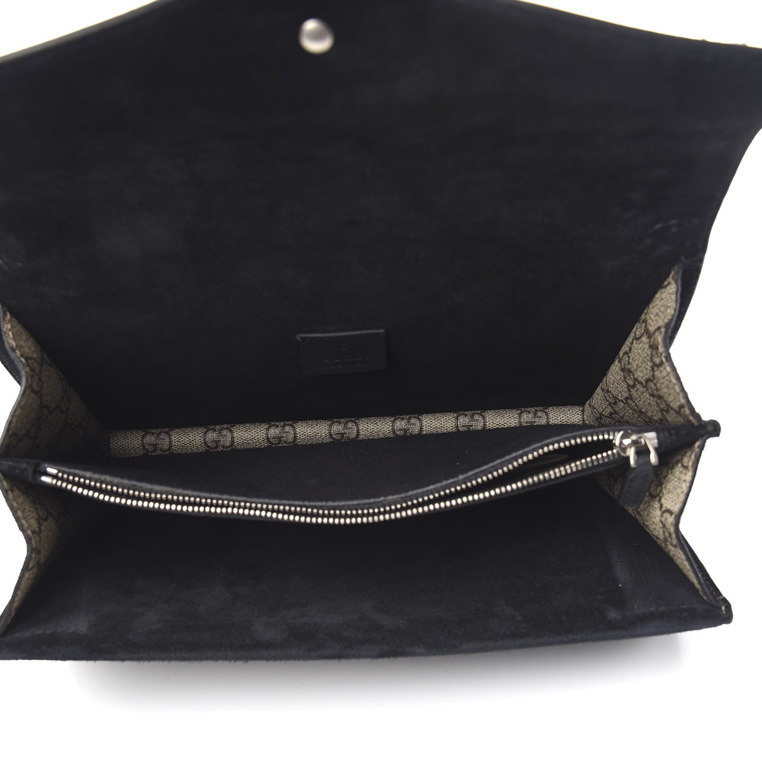 Gucci GG Supreme Monogram Crystal Small Dionysus Shoulder Bag Black 5 of 12