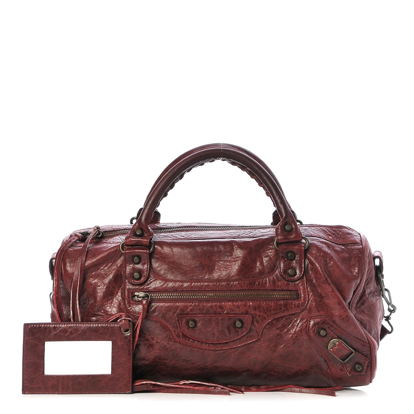 Chevre Classic Hardware Twiggy Rouge Grenat
