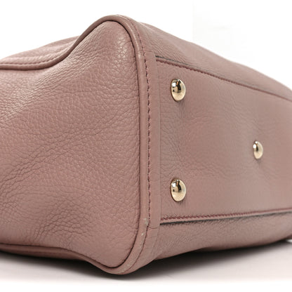 Gucci Pebbled Calfskin Small Soho Shoulder Bag Light Pink 10 of 12