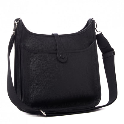 Hermes Taurillon Clemence Evelyne III PM Black 2 of 8