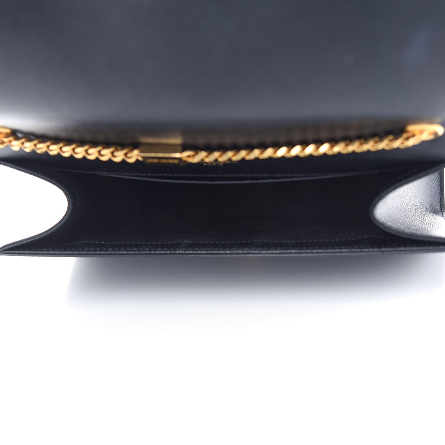Saint Laurent Grain De Poudre Medium Classic Monogram Kate Satchel Black 4 of 15