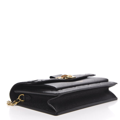 Louis Vuitton Empreinte Vavin Chain Wallet Black 4 of 10