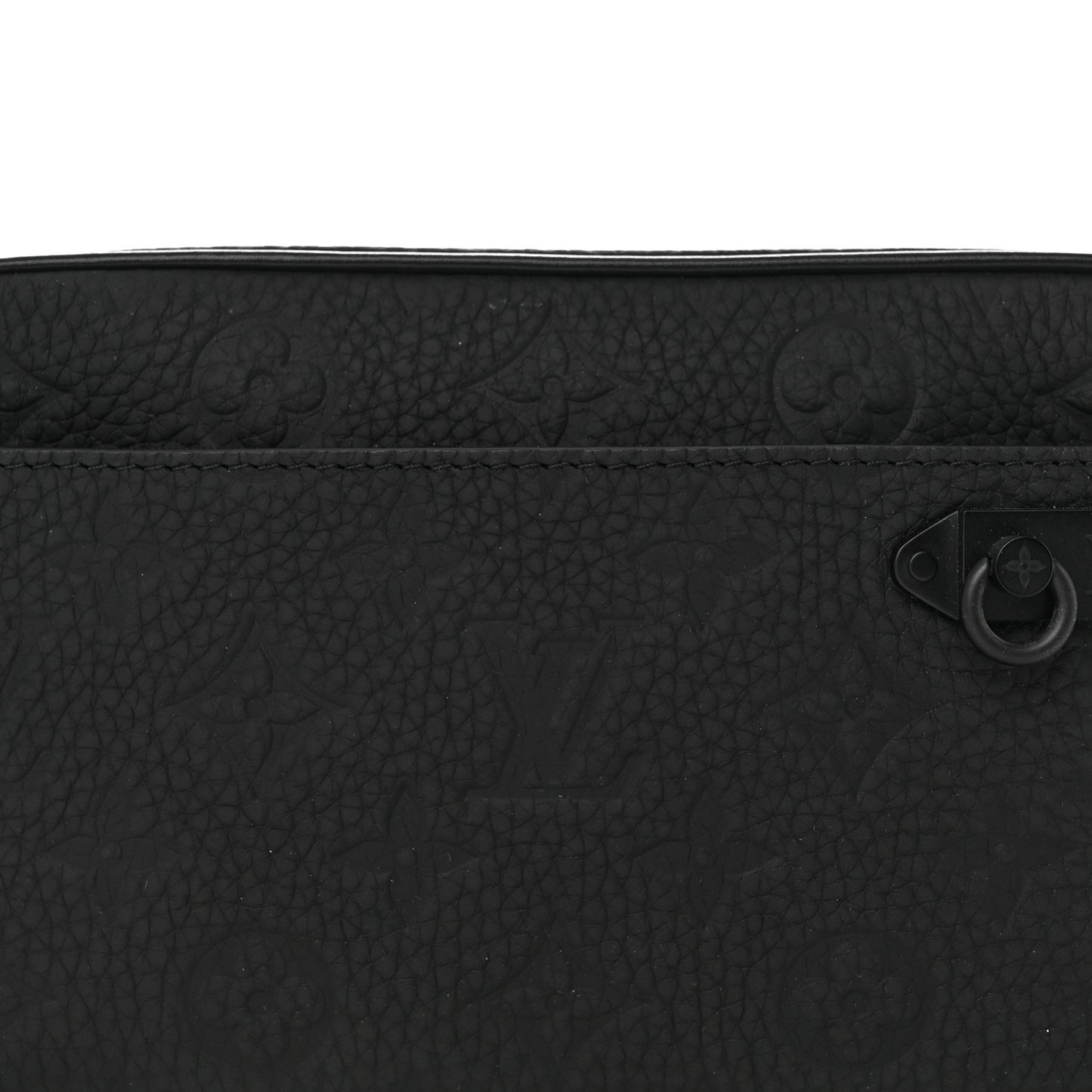 Taurillon Monogram Uniformes Solar Ray Soft Pochette Volga Belt Bag Black