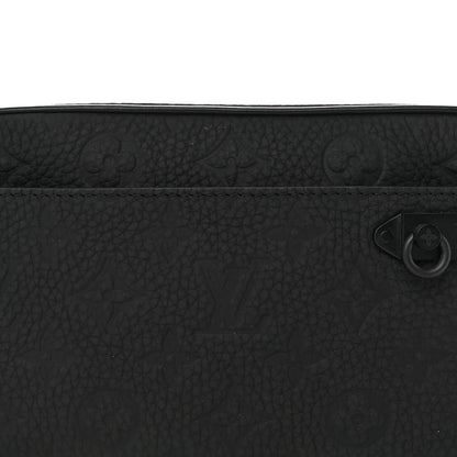 Louis Vuitton Taurillon Monogram Uniformes Solar Ray Soft Pochette Volga Belt Bag Black 7 of 12