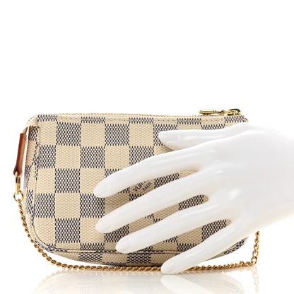 Louis Vuitton Damier Azur Mini Pochette Accessories 2 of 7