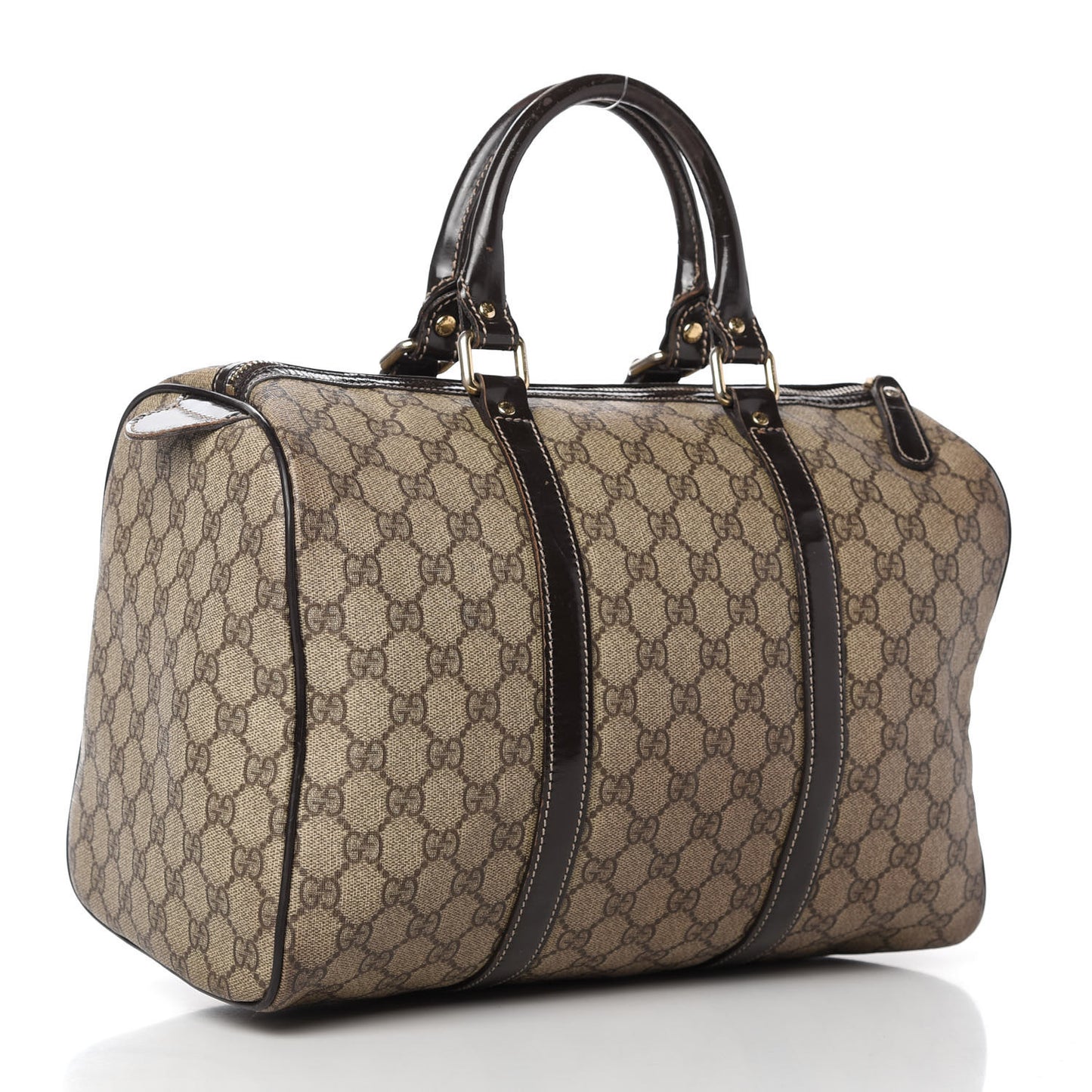 GG Plus Monogram Medium Joy Boston Dark Brown