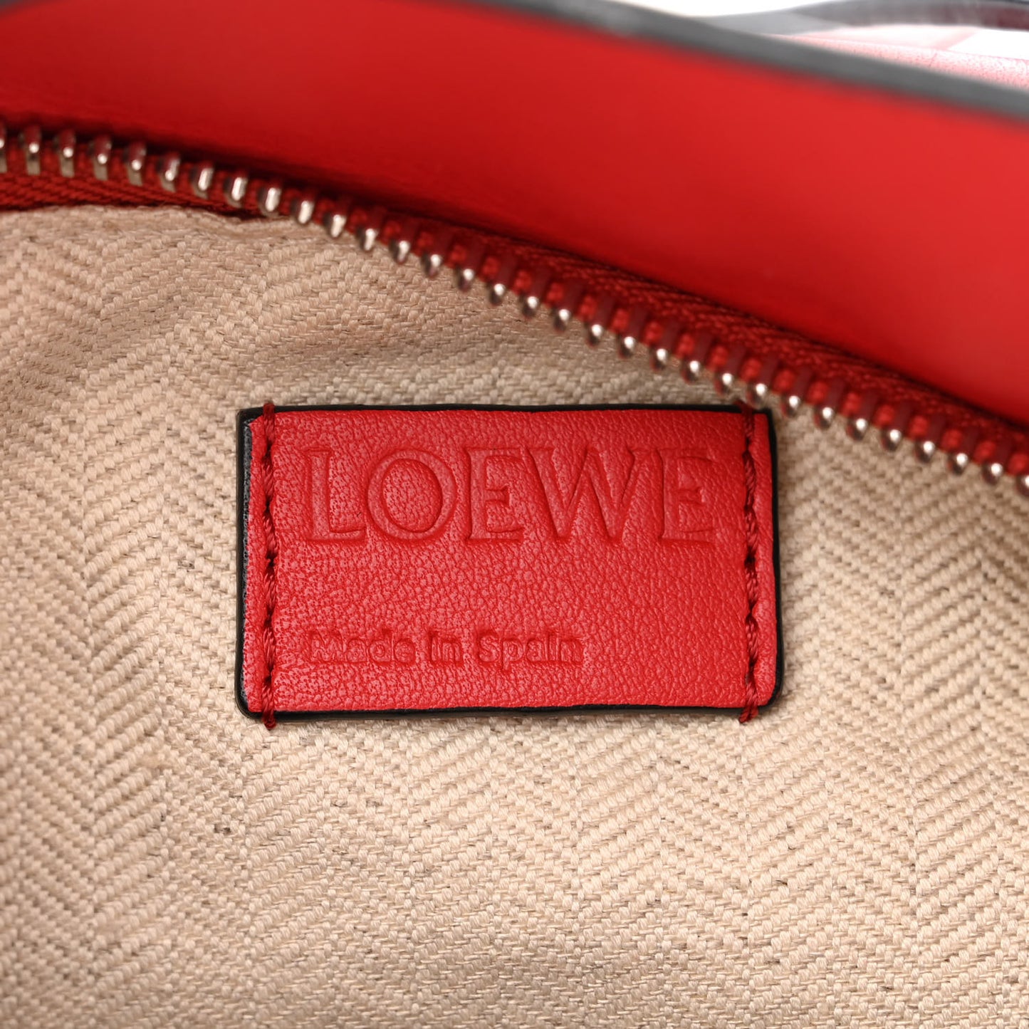 Calfskin Small Puzzle Bag Scarlet