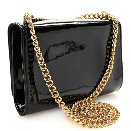Louis Vuitton Patent Chain Louise MM Black 3 of 10