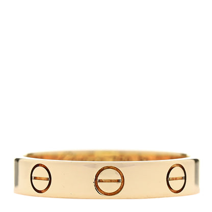 Cartier 18K Yellow Gold 3.5mm LOVE Wedding Band Ring 52 6 1 of 4