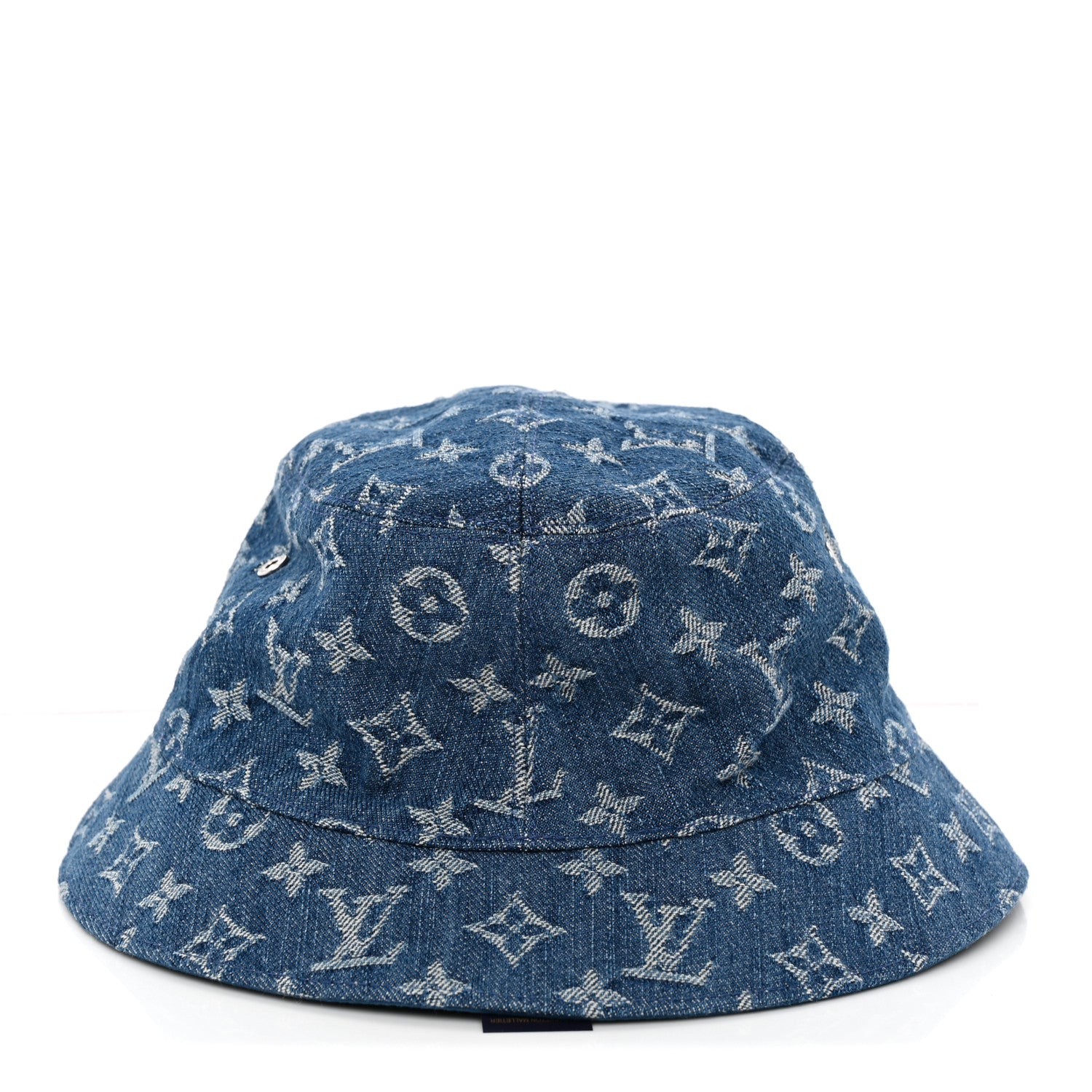 Louis Vuitton Monogram Denim Transformable Bob Bucket Hat 58 Blue 8 of 14