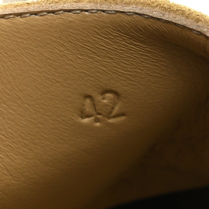 Hermes Suede Calfskin Mens Game Slip On Sneakers 42 Beige Albâtre 6 of 9