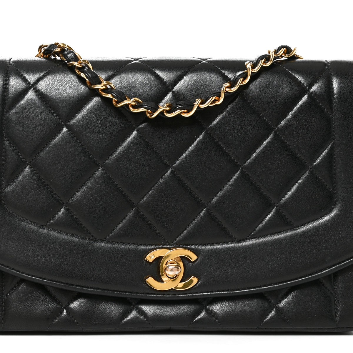 Chanel Lambskin Medium Flap Black 7 of 10