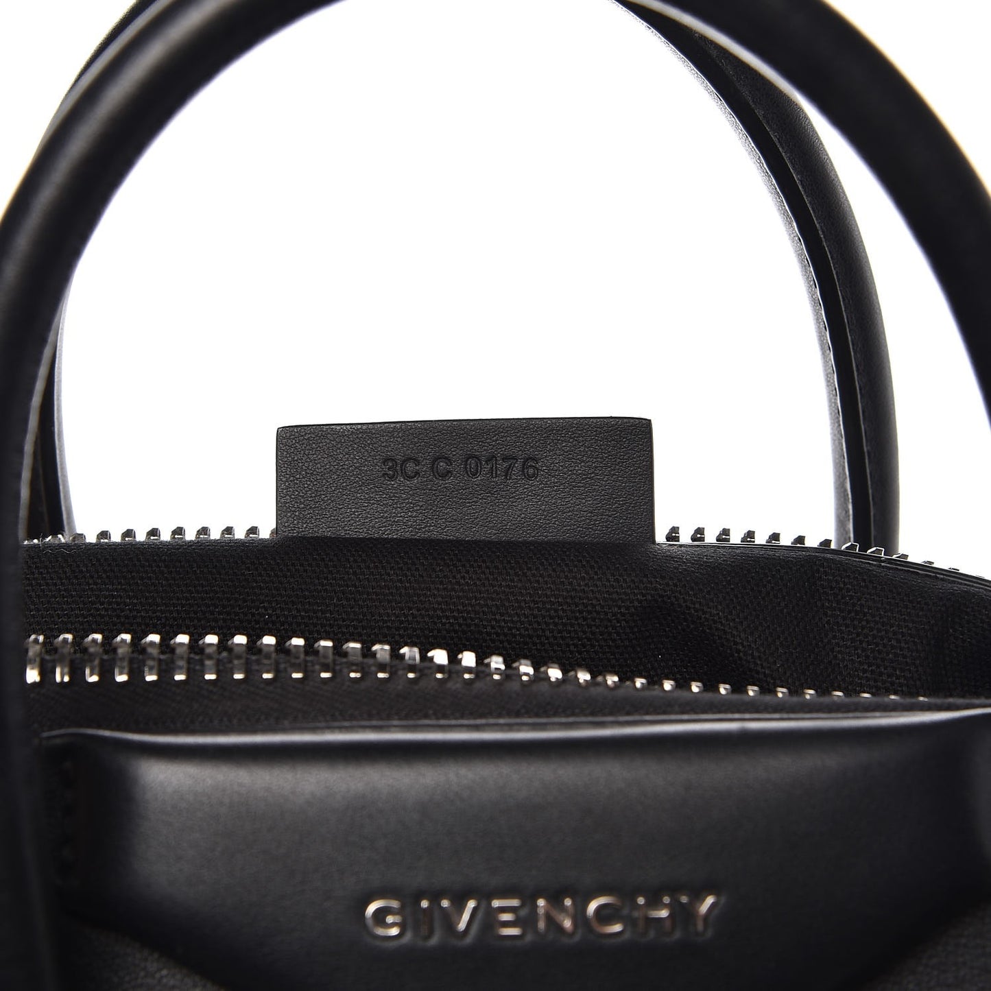 Smooth Calfskin Small Studded Antigona Black