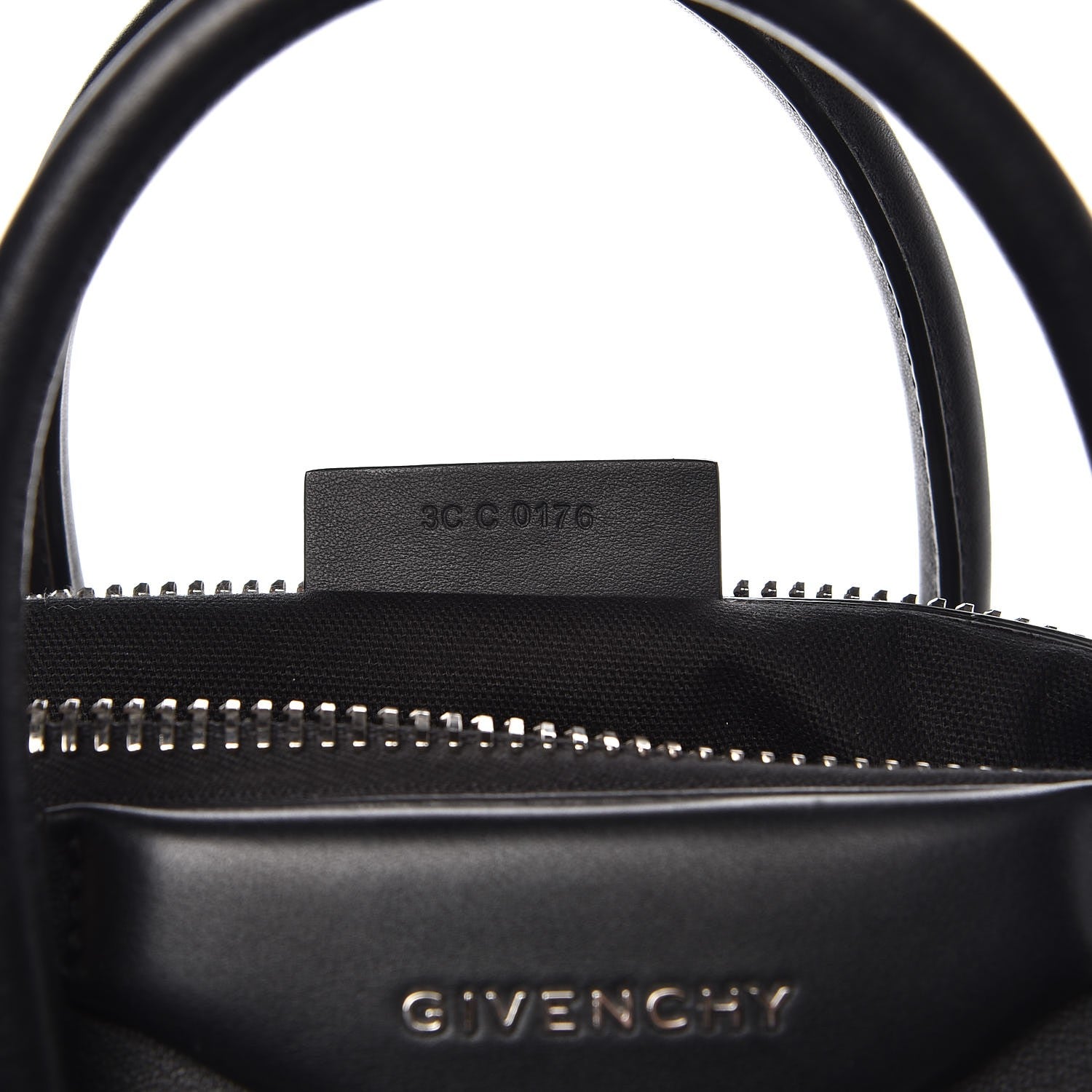 Givenchy Smooth Calfskin Small Studded Antigona Black 7 of 7