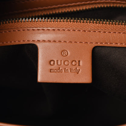 Gucci Calfskin Piston Lock Jackie O Hobo Tan 6 of 14