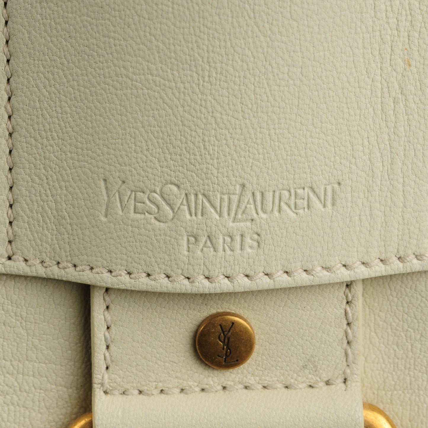 Calfskin Muse Messenger Bag White
