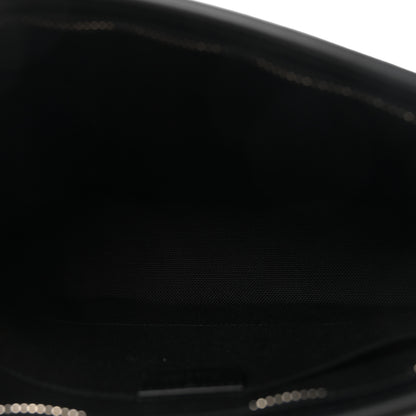 Gucci GG Supreme Monogram Selleria Calfskin Web New Web Cosmetic Case Black 5 of 7