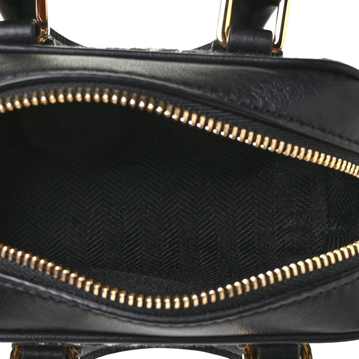 Jacquard Anagram Calfskin Amazona Nano Black Navy