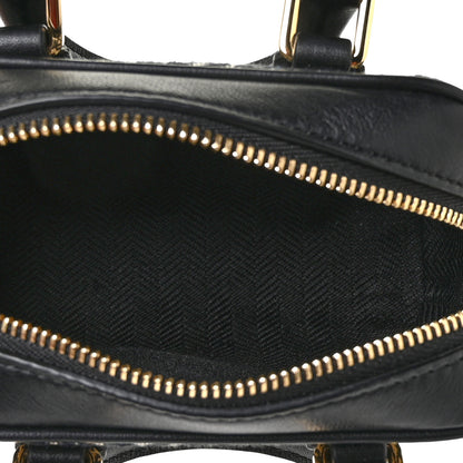 Loewe Jacquard Anagram Calfskin Amazona Nano Black Navy 4 of 7