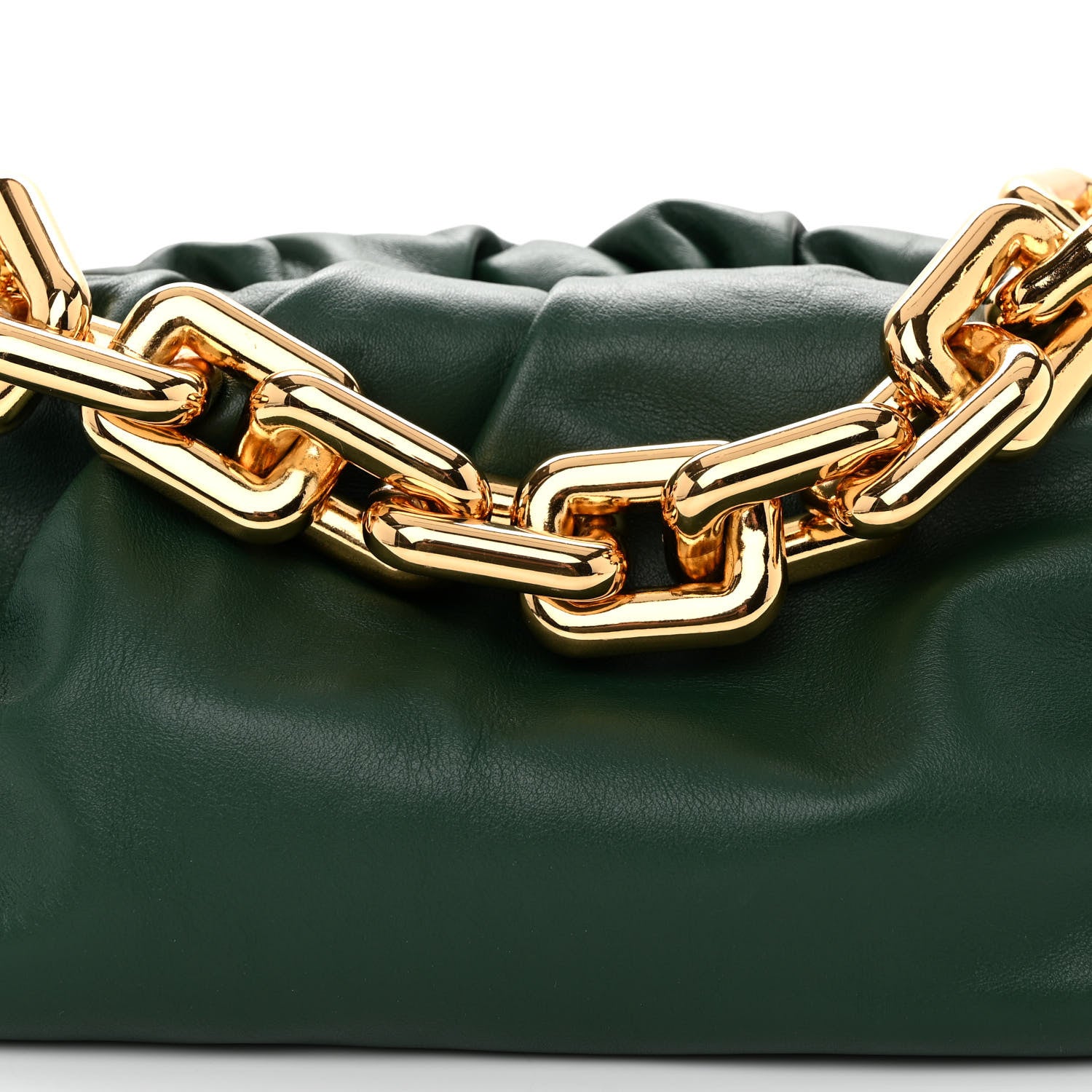 Bottega Veneta Calfskin The Pouch Chain Raintree 8 of 10