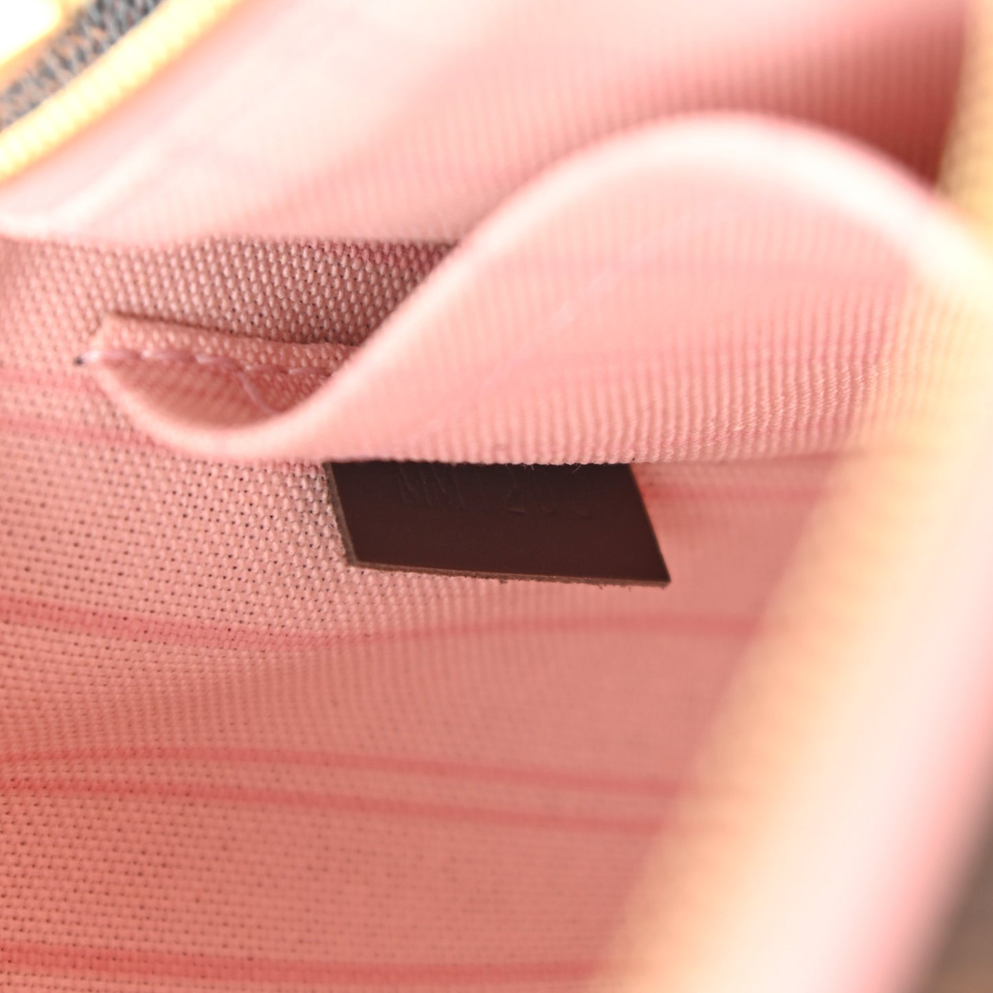 Damier Ebene Neverfull MM GM Pochette Rose Ballerine