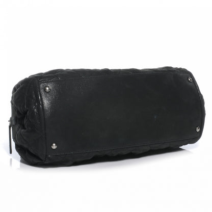 Chanel Iridescent Calfskin Chic Quilt Bowling Bag Black 4 of 7
