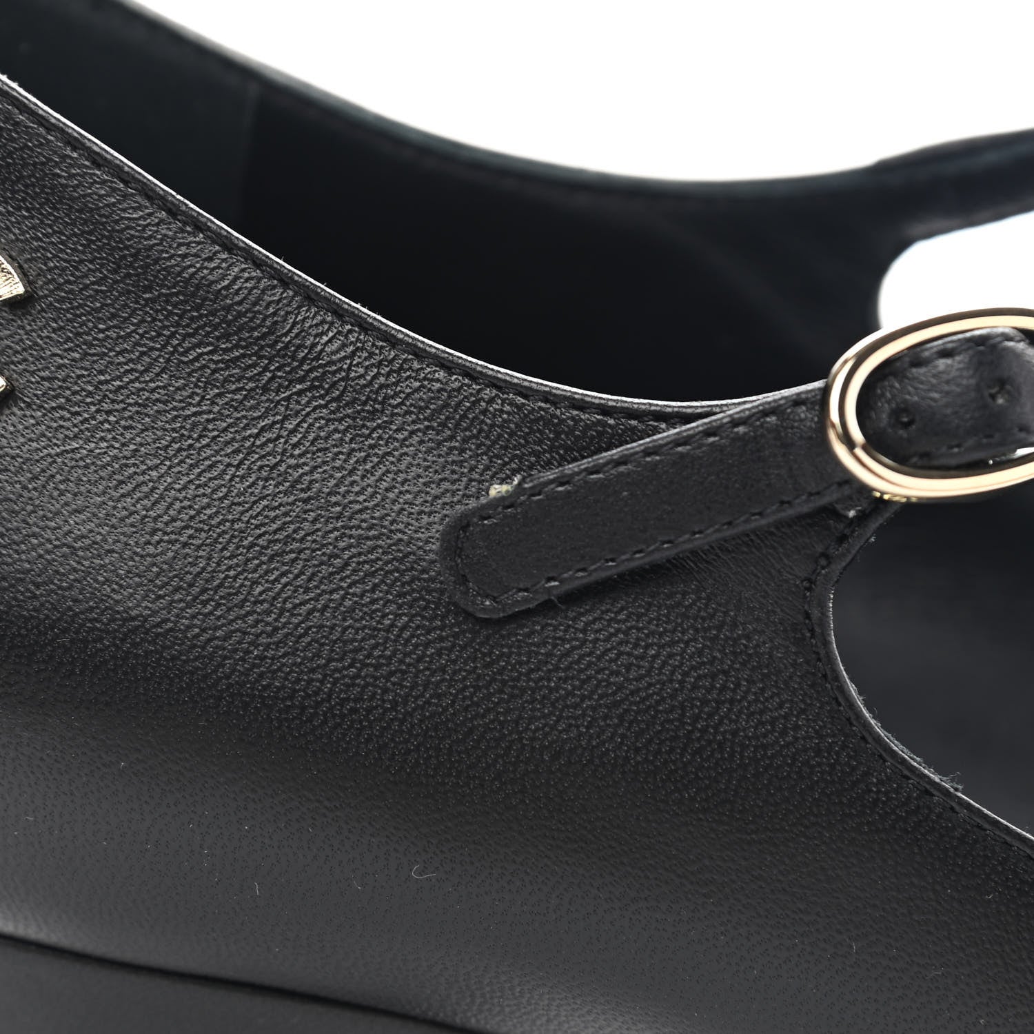 Chanel Patent Lambskin Cap Toe Mary Jane Mid Heel Strap Pumps 36 Black 20 of 20