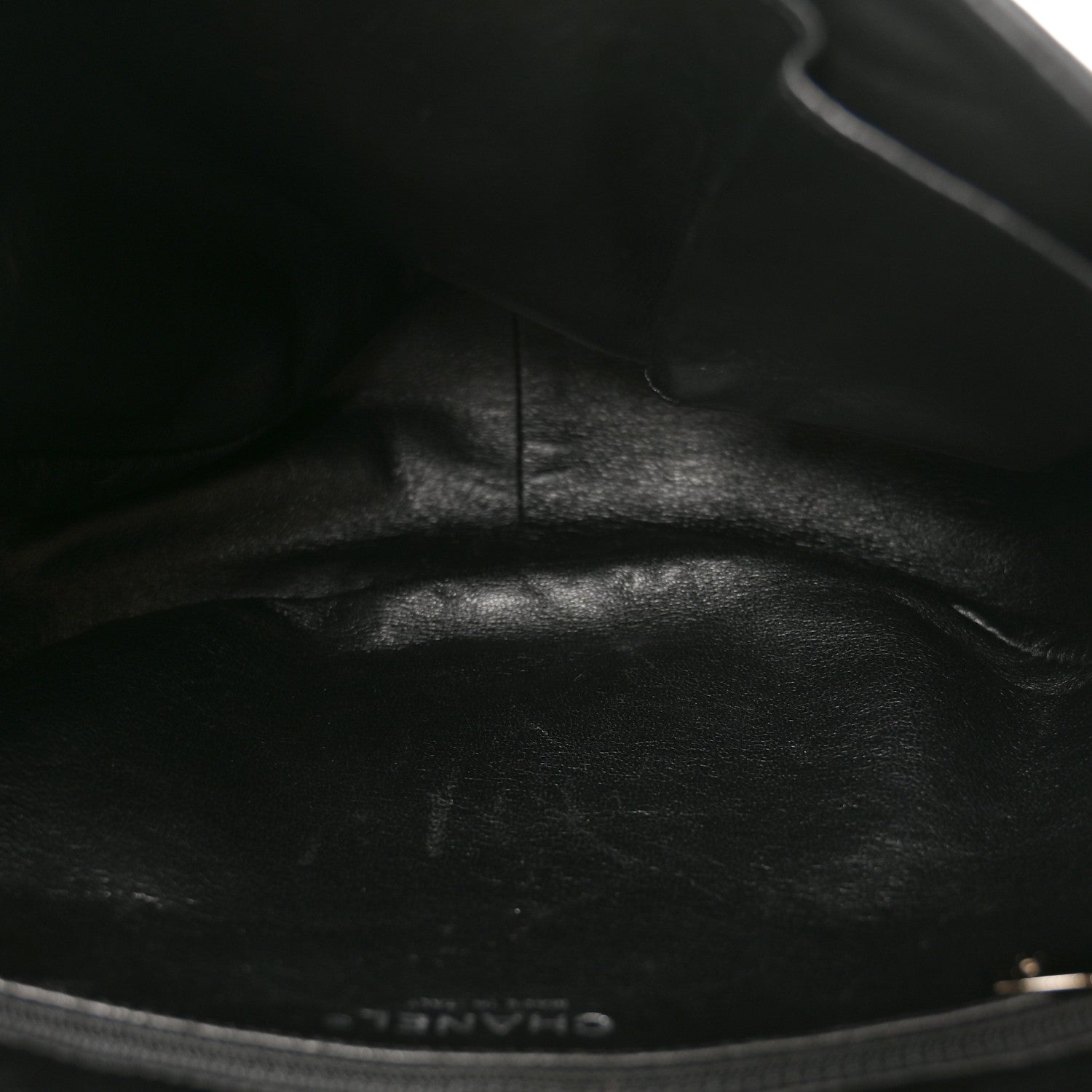Chanel Caviar Half Moon Large Flap Black 4 of 9