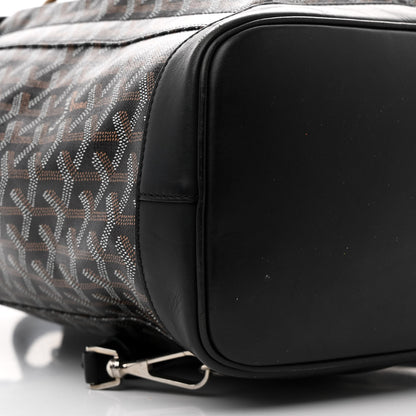 Goyard Goyardine Calfskin Alpin MM Backpack Black 8 of 11