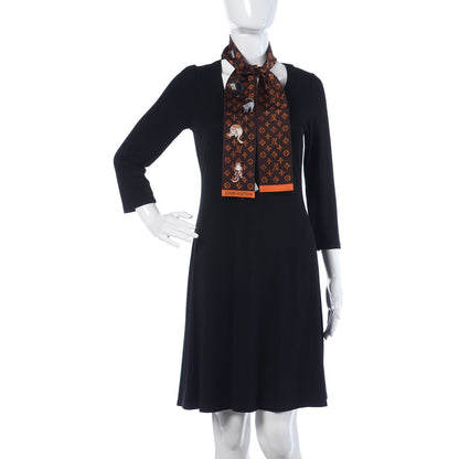 Louis Vuitton Silk Catogram Classic Bandeau Marron 2 of 4