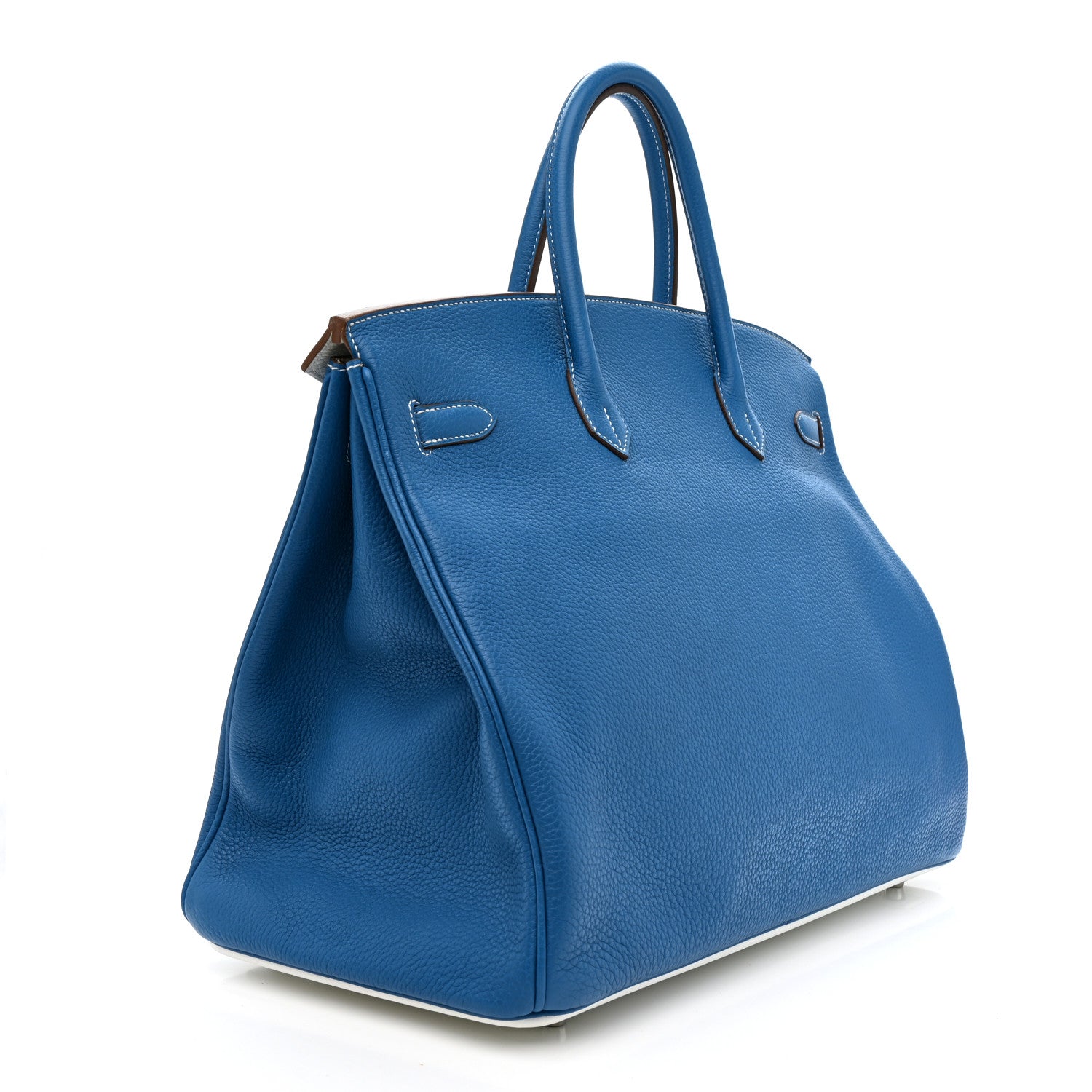 Hermes Togo Eclat Birkin 40 Mykonos White 3 of 14